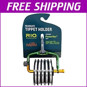 Premium Fly Fishing Tippet Head Gate with 5 Spools of Powerflex, Easy Cutter - Picture 1 of 10