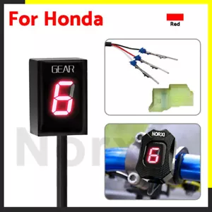 Motorcycle Gear Indicator For HONDA CB500X VFR 800 CB1000R Hornet Ecu Plug Mount - Bild 1 von 8