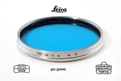 VINTAGE WALZ JAPANESE CLASSIC CAMERA FILTER IN 40.5MM SIZE BLUE COOLING. - Image 1 of 2