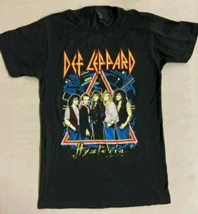 Def Leppard -Hysteria Tour - Double Sided T Shirt Small Retro Vintage Look - Picture 1 of 5