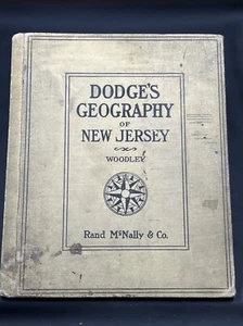 1911 Dodges Geography of New Jersey Woodley Rand Mcnally - Picture 1 of 4