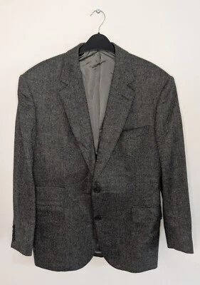 Thom Sweeney Hand Tailored Wool Grey Jacket Mens Size 40 Bespoke - Image 1 of 4
