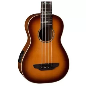  Luna High Tide Spruce Top Acoustic Bass Ukulele Satin Sunburst Finish + Gig Bag - Picture 1 of 3