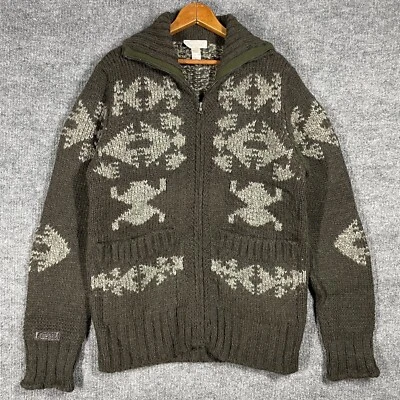 Diesel Sweater Men Size Medium Alpaca Wool Zip Navajo Aztec Southwestern Knit - Image 1 of 4