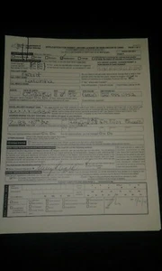 Power TV Show Prop Papeleo Usado Lakeisha Grant Licencia de Conducir Solicitud - Imagen 1 de 5