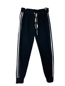 AQ Sport Womens Activewear Black Joggers Pants Size 1XL NWT - Picture 1 of 12