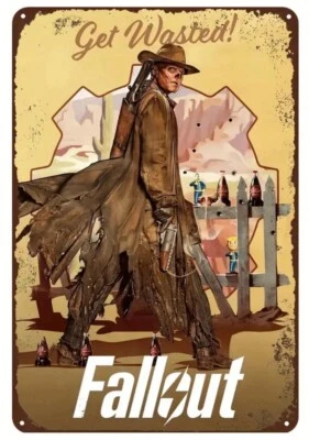 Fallout tv show Metal Sign, - Image 1 of 3