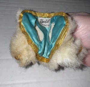 Vintage Barbie Blue Royalty #1469 hellbraun Plüsch Bolero Jacke 1970 Mattel sehr gut - Bild 1 von 10