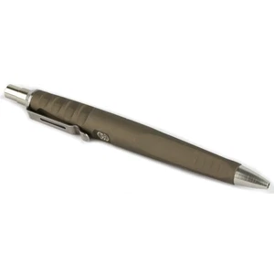 Surefire Pen III Retractable Ballpoint Pen Push Button Stainless Steel Black - Picture 1 of 2