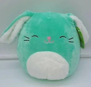 Squishmallow 8" Teal Sammy Bunny Pancia Pelosa - Foto 1 di 4