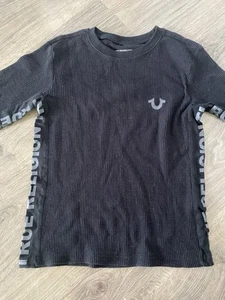 True Religion Buddha Brand Long Sleeve Waffle Tee Youth Medium - Bild 1 von 8