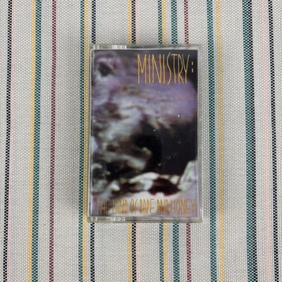 Vintage Ministry Cassette The Land Of Rape And Honey 1988 Industrial Album Sire Foto 1 de 4