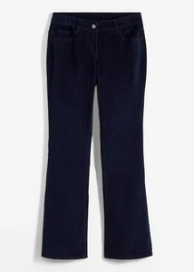 Neu Cordhose Bootcut Gr. 46 Dunkelblau Damen Stretch Hose Freizeit-Pants - Bild 1 von 1