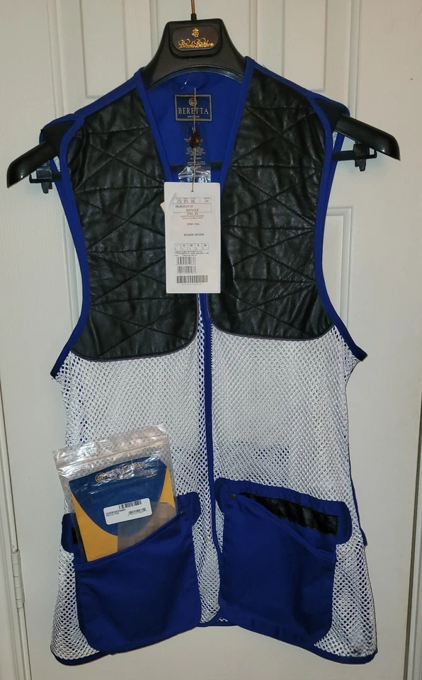 Nuevo con etiquetas Chaleco de tiro ambidiestro Beretta para mujer talla L con reductor de retroceso de gel Foto 1 de 4