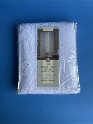 BL Home Two Rod Pocket Panels 104x84in Each 52 In Wide - Image 1 of 2