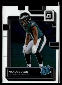 2022 Donruss Optic Rated Rookie #274 Nakobe Dean Philadelphia Eagles - Picture 1 of 2
