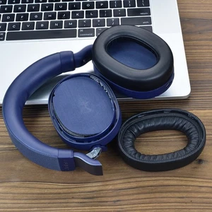 1 Pair Replacement Ear Cushions Leather for Jabra 85H Headphones Accessories - Picture 1 of 14