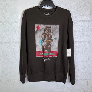 Lucky Brand Fender Bear Sweatshirt für Herren, braun Small $ 70  - Bild 1 von 8