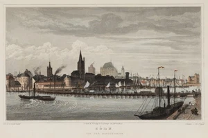 POPPEL (*1807) nach OSTERWALD (*1803), Köln Nordostansicht, Sst. Romantik - Bild 1 von 5