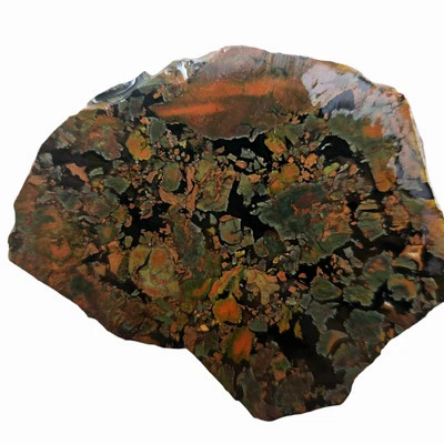 Rare Whisky Creek Brecciated Jasper Slab Lapidary Stone Slice Cut Rock - Image 1 of 4