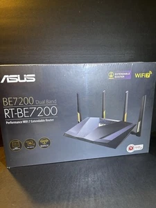 ASUS - RT-BE7200 Dual-Band Wi-Fi 7 Router - Black - Picture 1 of 4