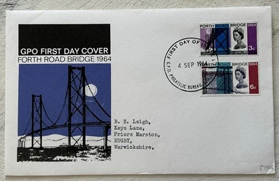 GB QEII 1964 Forth Road Bridge Phos FDC GPO Philatelic Bureau London FDI Cat £30 - Image 1 of 4