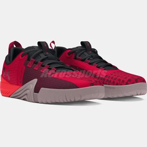Under Armour TriBase Reign 6 UA Inferno Red Men Cross Training Shoes 3027341-601 - Foto 1 di 8