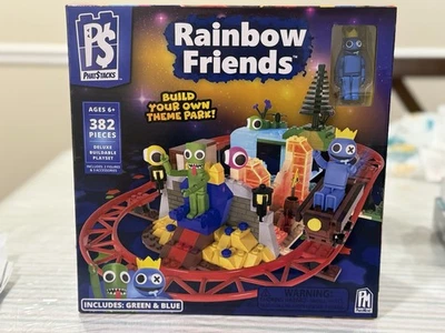 *NEW* Rainbow Friends Playset Toy Deluxe Buildable Theme Park Lego Blocks - Image 1 of 4