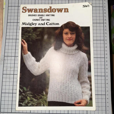 KNITTING PATTERN Book DK & Chunky Knits Child & Adult  Sizes 24” - 42” Chest Vin - Image 1 of 4