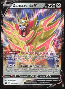 Carte Pokémon Zamazenta-V 098/159 Zénith Suprême Français - Picture 1 of 2