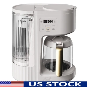 Programmable Drip Coffee Maker Max Flavor Extraction 4 Brewing Modes Auto Seal - Picture 1 of 10