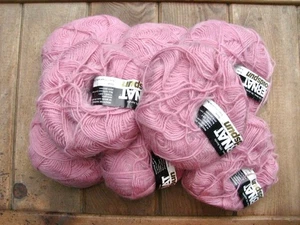 Vintage Bernat Cloudspun Garn Rosenasche Wolle Mohair Acryl 50g x8 - Bild 1 von 7