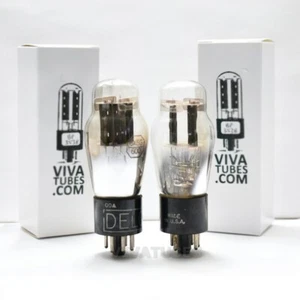 Tests NOS Date Matched Pair Delco 6X5G Black Plate Foil Get Tall Bottle Tubes - Picture 1 of 1