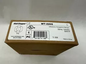 WattStopper WT-2205 NIB Ultrasonic Occ Sensor Ceiling Mount 24VDC See Pics #A93 - Picture 1 of 2