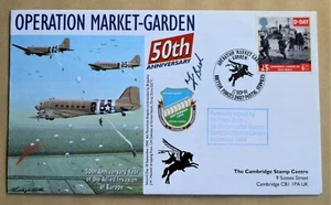 OPERATION MARKET GARDEN 50TH ANNIVERSARY 1994 COVER SIGNED BY Sgt FRANK BECK - Picture 1 of 4