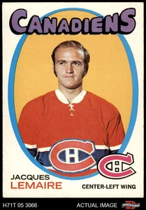 1971 Topps #71 Jacques Lemaire Canadiens HOF 6.5 - EX/MT+ - Picture 1 of 5