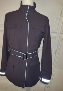 Novara Edgewater Women's Bike Commuter Jacket Trench Brownish Coat Size Med EUC - Picture 1 of 11