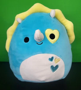 Squishmallows Braedon The Teal Triceratops 10" Plush Stuffed Animal - Picture 1 of 3