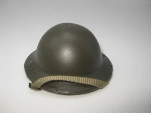 WWI UK ENGLISH MINIATURE BRITISH BROODY MKI METAL SHELL HELMET 1/6 - Picture 1 of 5
