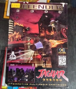 Defender 2000 (Atari Jaguar) Complete In Box CIB w/ Plastic Tested - Picture 1 of 8