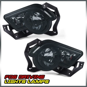 Smoked Left &Right Fog Lights Lamps W/ Bracket Fit For 02-06 Avalanche 1500 2500 - Picture 1 of 12