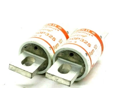 2 NEW GOULD SHAWMUT A50P325 FUSES TYPE 4 - Image 1 of 2
