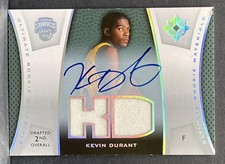 2007-08 Ultimate Collection Materials Kevin Durant RC SP Dual Jersey ROOKIE AUTO