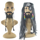 Halloween Black Pirate Beard Wig Pirate Character Beard Shape Pirate Accessories