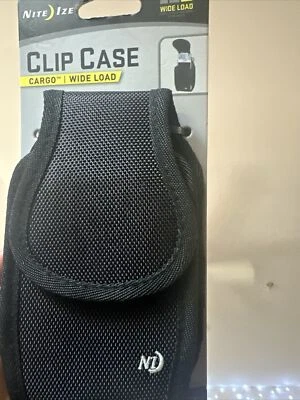 NiteIze Clip Case CARGO Universal Rugged Holster WideLoad – Black - Image 1 of 3