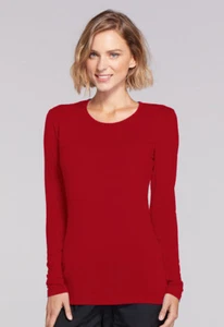 Cherokee Workwear Originals Long Sleeve Underscrub Knit Tee | 4881 - Picture 1 of 63