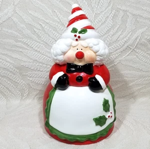 "Frasco de galletas navideñas vintage de la señora claus 10""" - Imagen 1 de 11