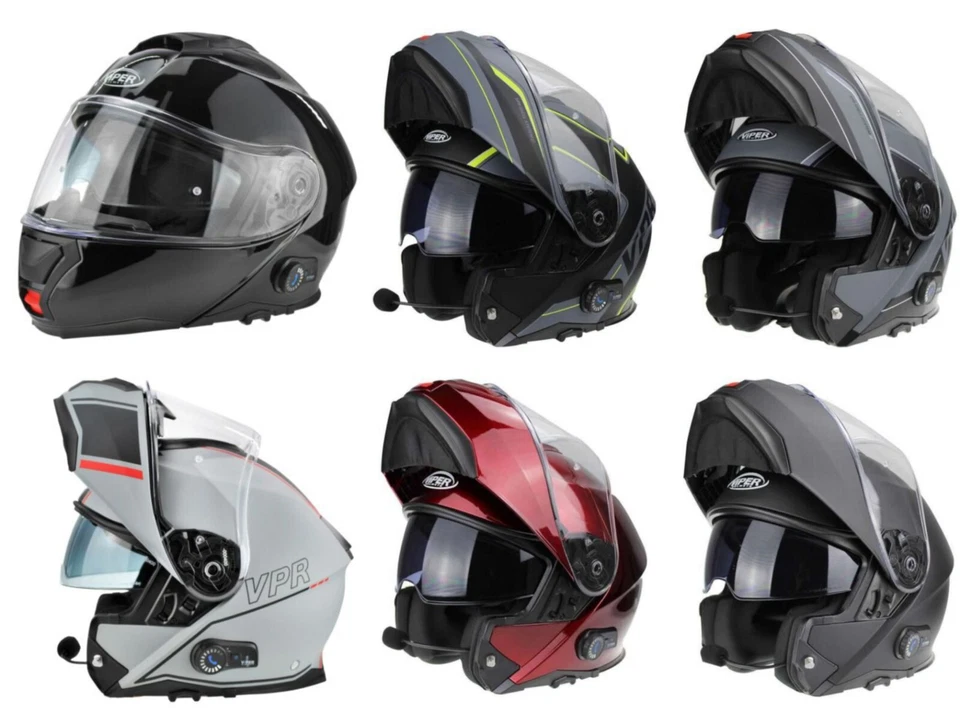 Viper RSV 191 Apertura Anteriore Blinc Bluetooth Sistema Interfono Pin ECE22.06 - Immagine 1 di 1