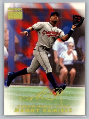 1999 SkyBox Premium #18 Manny Ramirez Cleveland Indians Baseball Card - Image 1 of 2