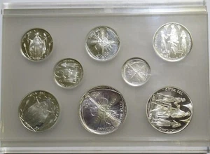 VATICANO PAOLO VI SERIE DEL 1968 ANNO VI PROVA TUTTA IN ARGENTO 100 PZ. CONIATI - Picture 1 of 2
